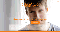 Desktop Screenshot of new.hookups.co.za